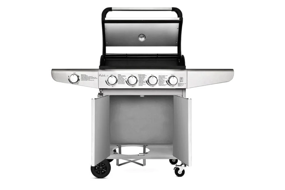 grill gazowy z pokrowcem