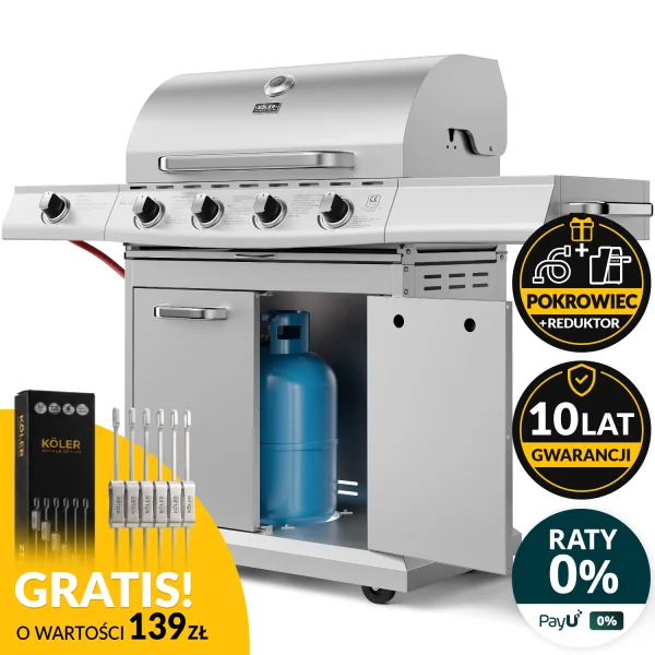 Grill Gazowy Koler Relish v4 5 palników 17,2kW