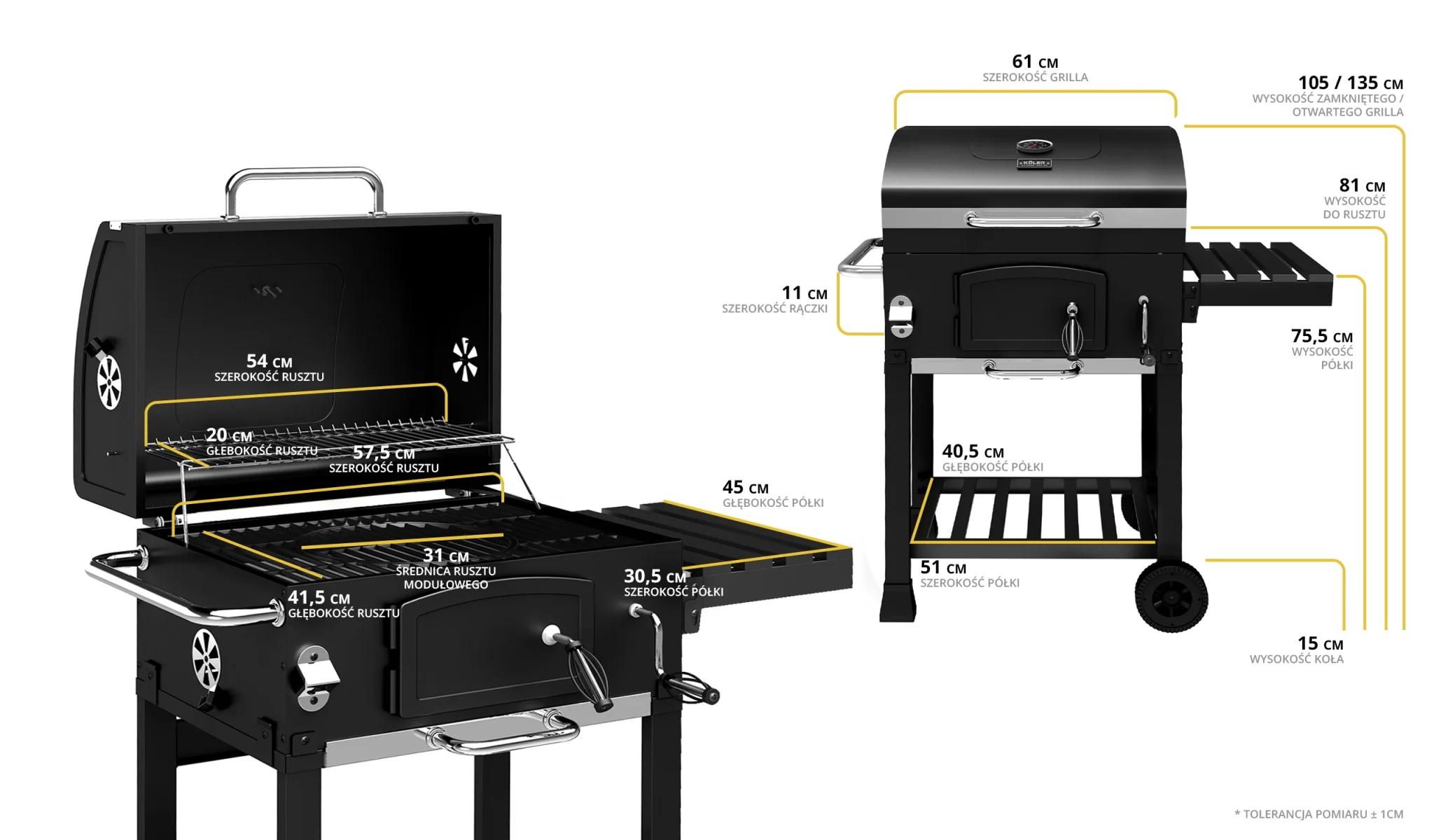 ch1 Grill węglowy KOLER EMBER CH1 – zdjęcie 10