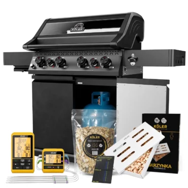 Zestaw do Wędzenia Grill Gazowy Koler Krone S1 Black – Standard