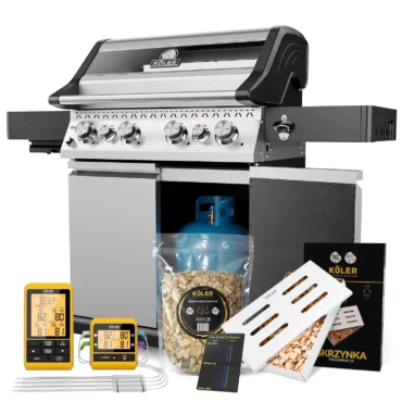 Zestaw do Wędzenia Grill Gazowy Koler Krone S1 Silver – Standard