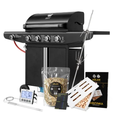 Zestaw do Wędzenia Grill Gazowy Koler Relish V1 Black – Rozszerzony