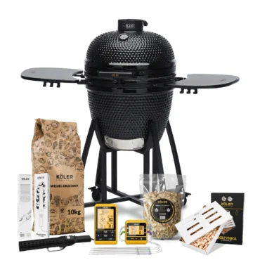 Zestaw do Wędzenia Grill Ceramiczny Węglowy Kamado Koler EG21 – Standard