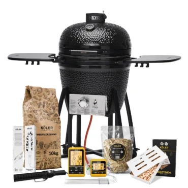 Zestaw do Wędzenia Grill Ceramiczny Węglowy Gazowy Kamado Köler EG22 – Standard