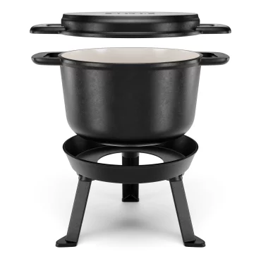 Kociołek żeliwny garnek emaliowany 3w1 KOLER OT/19/10/25G