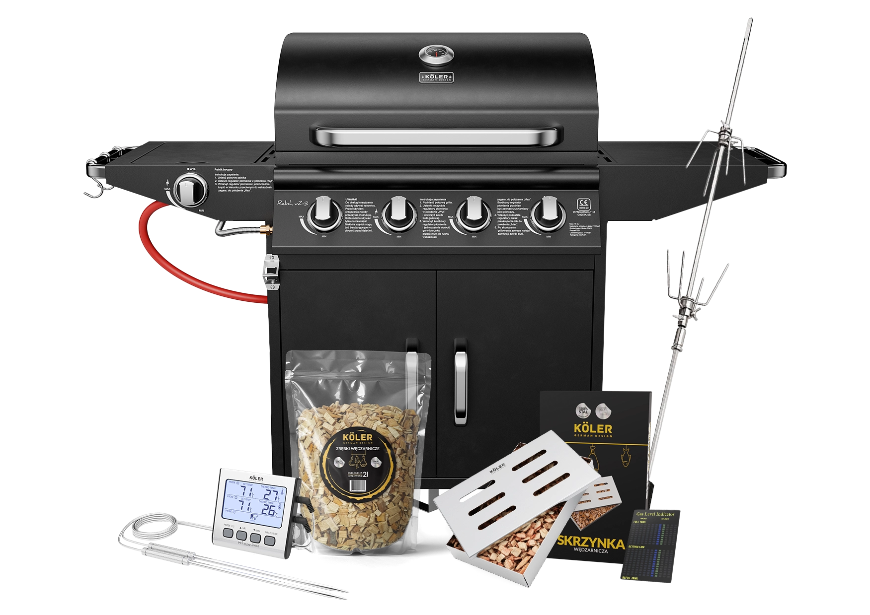 Relish V2 Black – zestaw do wędzenia Köler