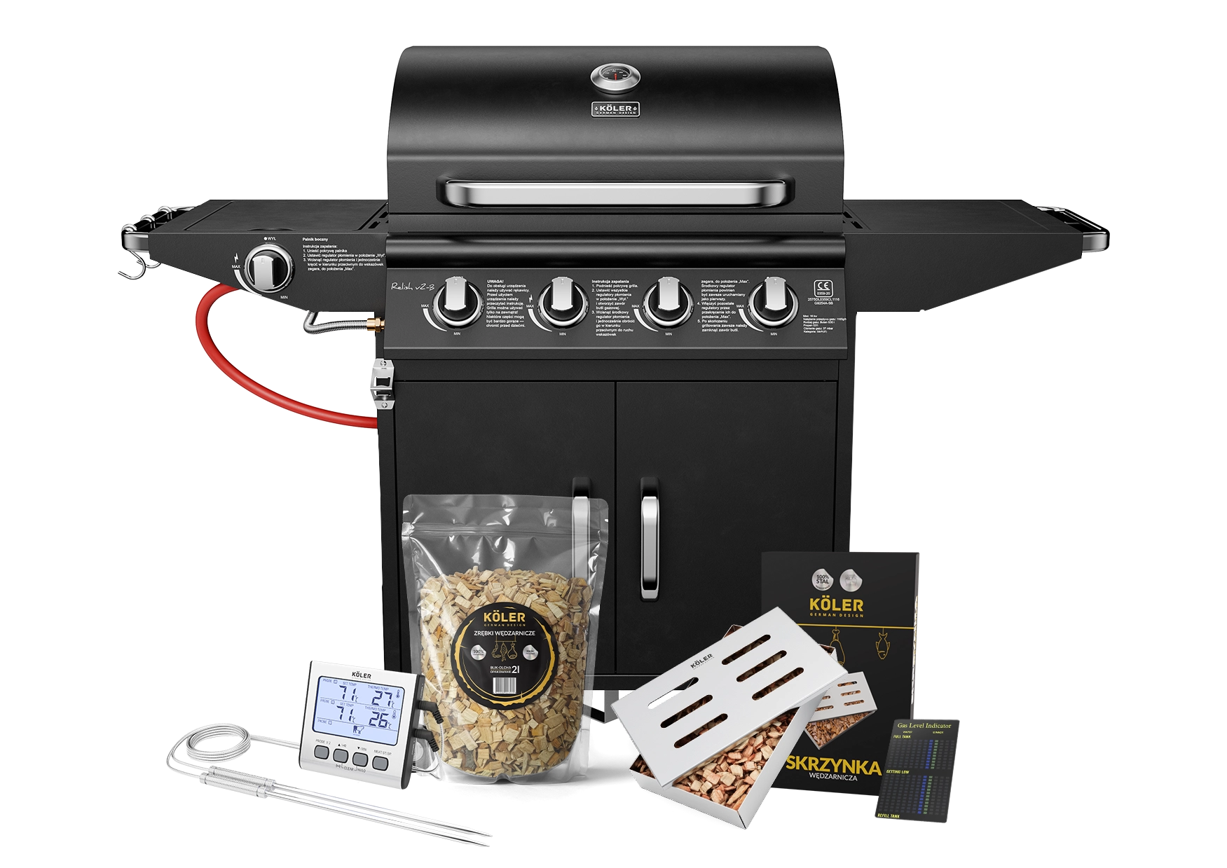 Relish V2 Black – zestaw do wędzenia Köler