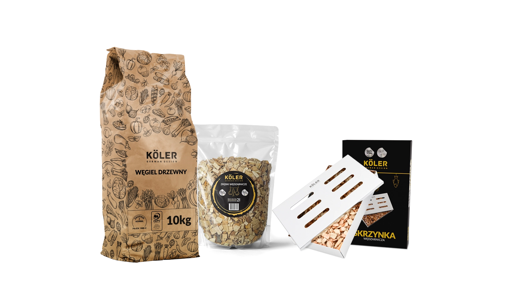 Zestaw wędzarniczy KÖLER Smoke Starter – zestaw do wędzenia Köler