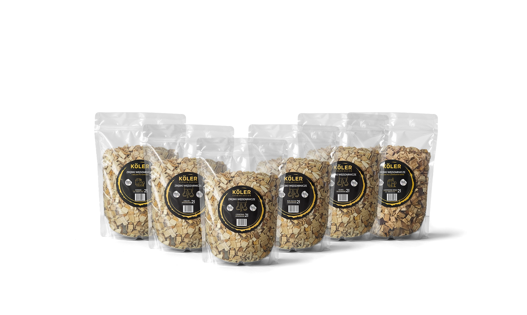 Zestaw zrębek KÖLER Deluxe – zestaw do wędzenia Köler