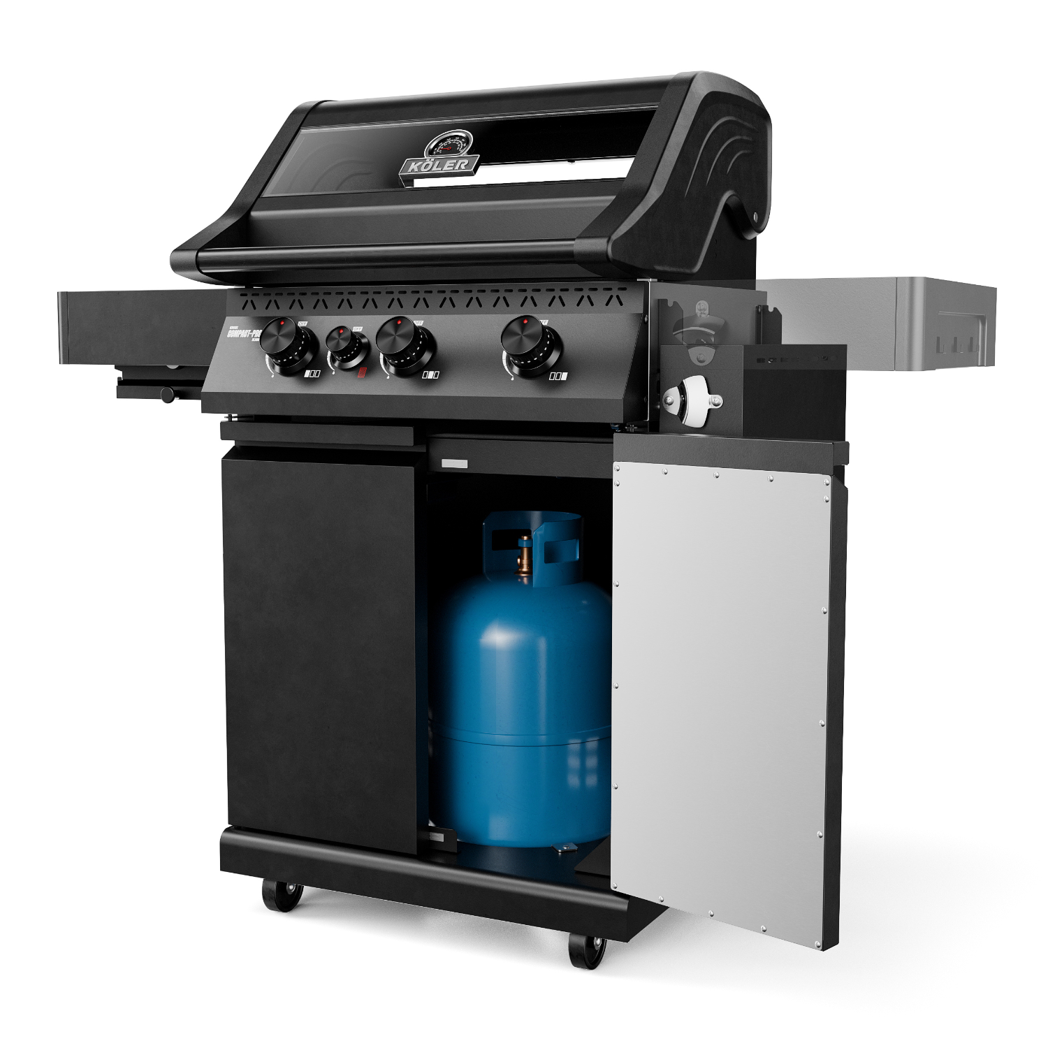 Grill gazowy KÖLER Krone Compact Pro Black