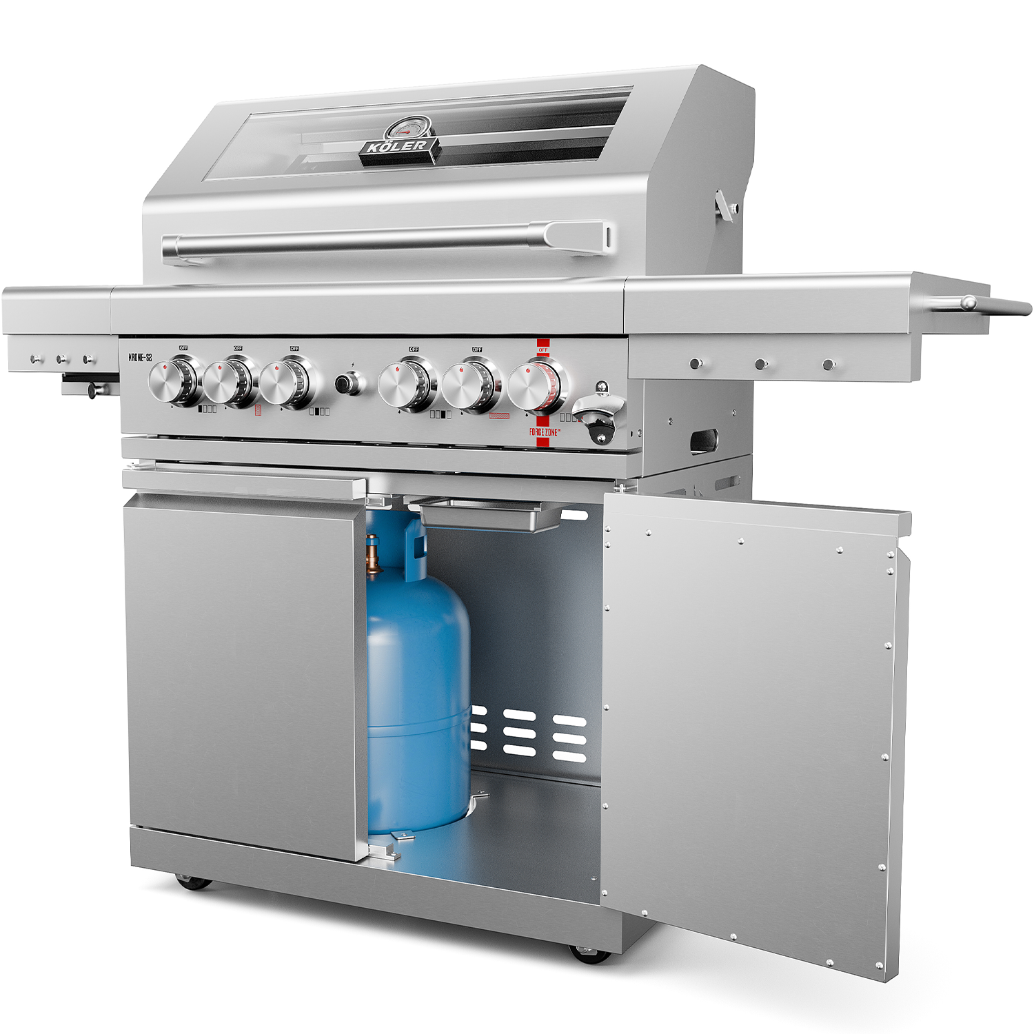 Grill gazowy KÖLER Krone S2 Silver