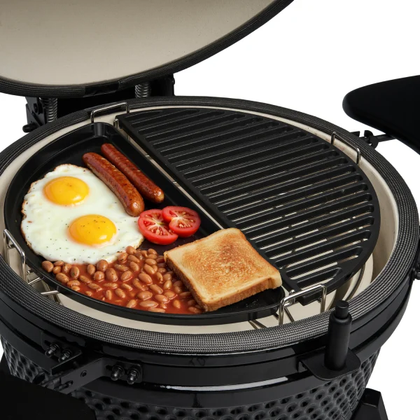 Patelnia deflektor emaliowany do KAMADO