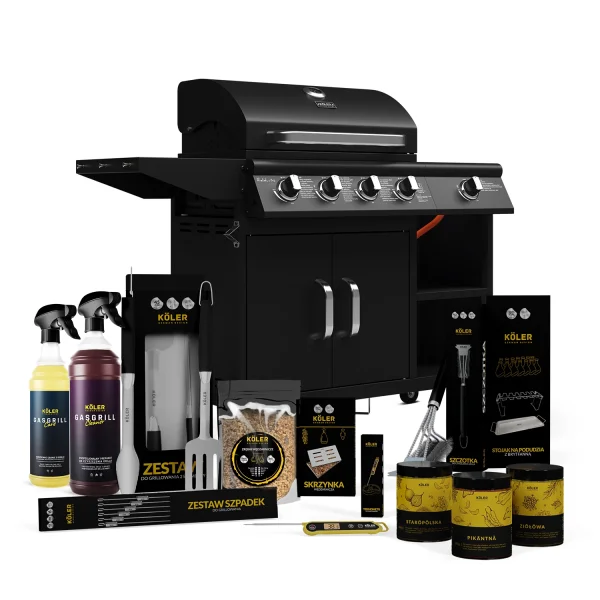 Zestaw Grill Gazowy Koler Relish V3 Black – Ostern