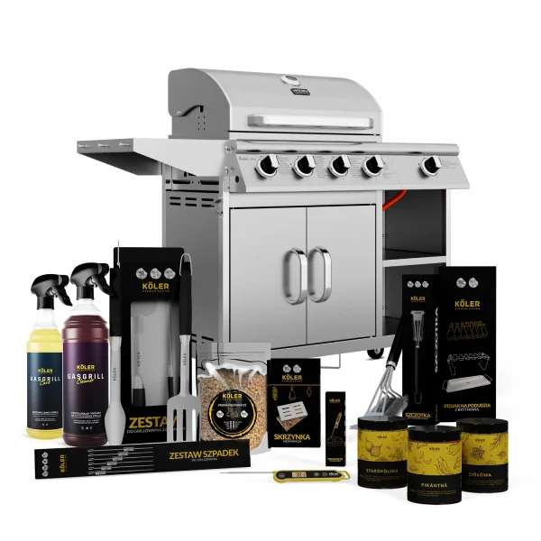 Zestaw Grill Gazowy Koler Relish V3 Silver – Ostern