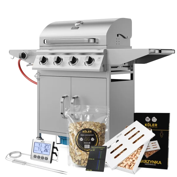 Zestaw do Wędzenia Grill Gazowy Koler Relish V2 Silver - Standard