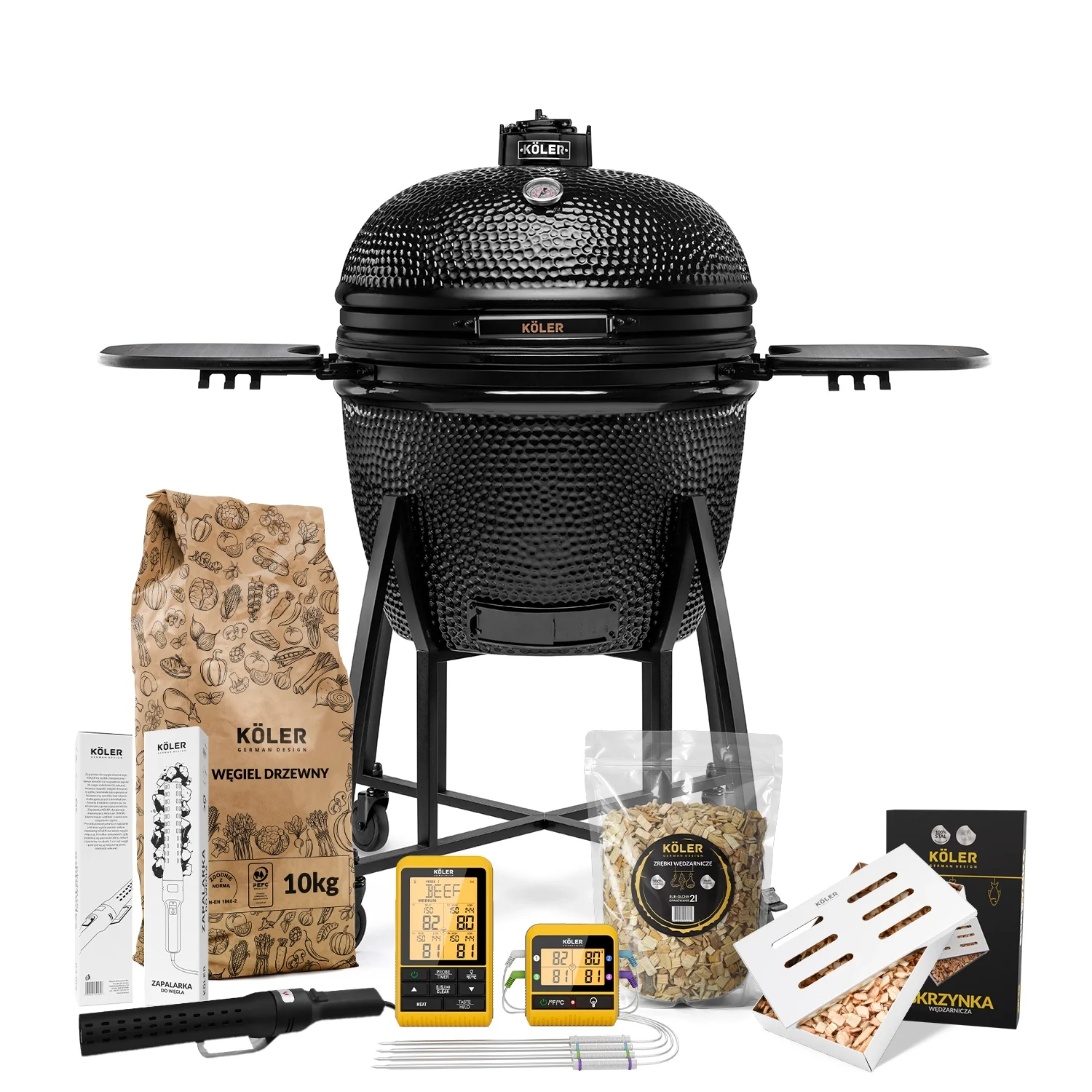 Zestaw do wędzenia Standard z grillem KÖLER Kamado EG29