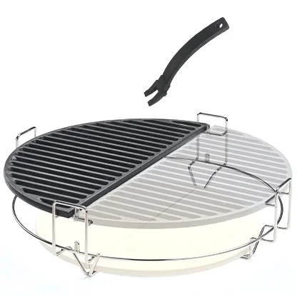 Grill gazowy ogrodowy Koler KRONE S3 Titan Silver – stal nierdzewna, palnik na podczerwień i rożno – zdjęcie 14