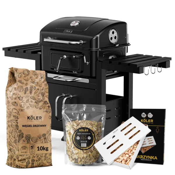 Zestaw do Wędzenia Grill węglowy KOLER EMBER CH2