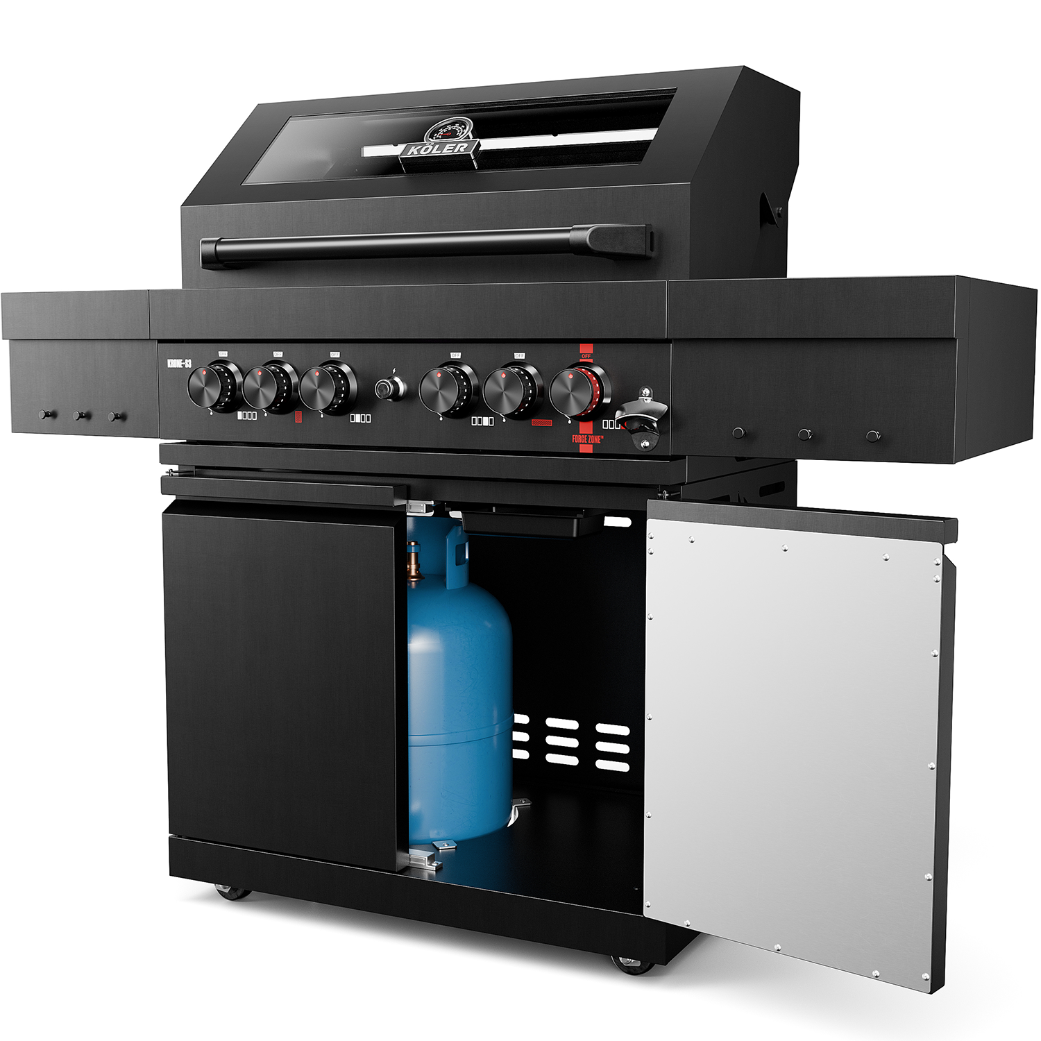 Grill gazowy KÖLER Krone S3 Onyx Black