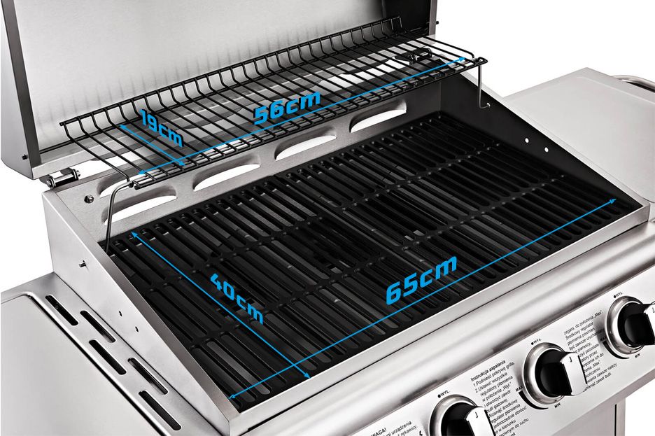 Gazowy Grill Köler Relish V3 Silver – 16kW – zdjęcie 4