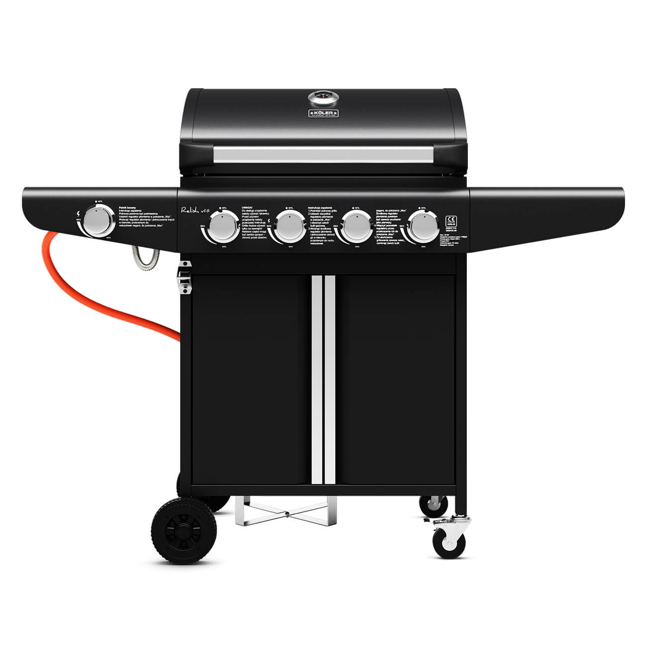Grill Gazowy Koler Relish v1-Black 16kW