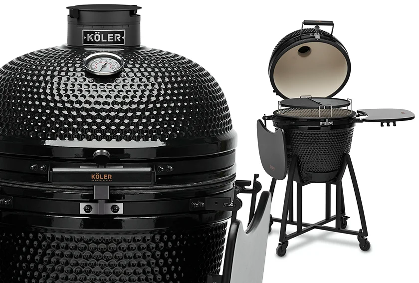 1 Grill Ceramiczny Węglowy Kamado KOLER EG21 54cm z wózkiem – zdjęcie 4