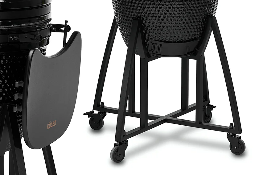 10-wozek Grill Ceramiczny Węglowy Kamado KOLER EG21 54cm z wózkiem – zdjęcie 13
