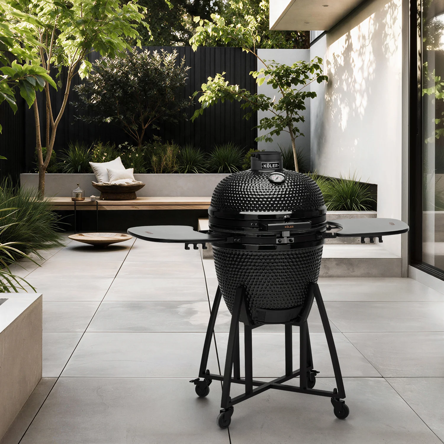 22_EG21_STD Grill Ceramiczny Węglowy Kamado KOLER EG21 54cm z wózkiem – zdjęcie 19