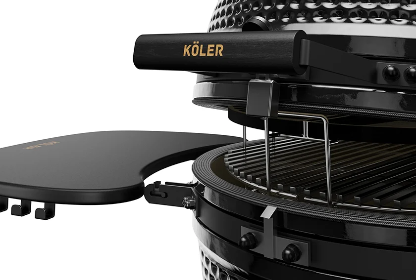 Grill Ceramiczny Węglowy Kamado KOLER EG21 54cm z wózkiem – zdjęcie 8